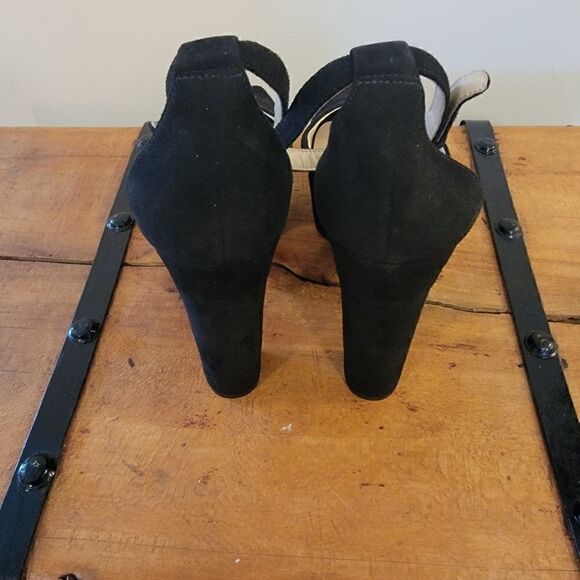 Kors Michael Kors Hannon Ankle Strap Platform black size 8.5 - Picture 5 of 9